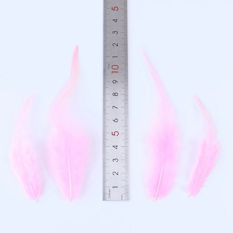 100 tk kukesulgi ehete tegemiseks roosa kärbse sidumine plumasid pulmakleit dekoratiivne unenäopüüdja suled isetegemise jaoks