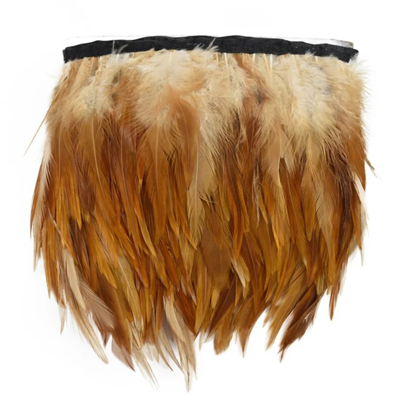 1 metras Natūralios juodos plunksnos Apdailos juostelės Siuvimo Drabužiai Fazanų Plunksnos Vakarėlis Vestuvės Plumos Amatai Pasidaryk pats Dekoracija 10-15cm