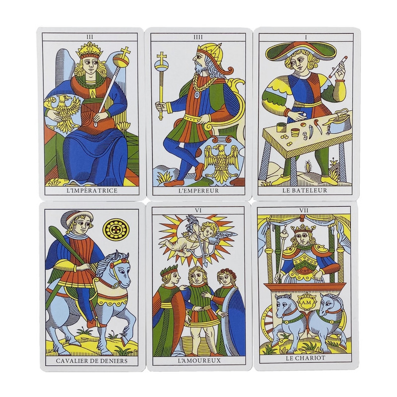 Mini Size Rider Tarot Of Marseille Cards A 78 English Visiions Divination Edition Deck Borad žaidimai