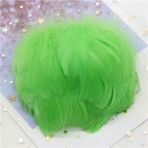 Natūralios žąsies plunksnos 4-8cm Mažos plaukiojančios spalvingos gulbės plunksnos, skirtos rankdarbiams, vestuviniams papuošalams namų dekoravimui, plunksnos 100 vnt.