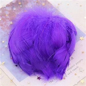 Natūralios žąsies plunksnos 4-8cm Mažos plaukiojančios spalvingos gulbės plunksnos, skirtos rankdarbiams, vestuviniams papuošalams namų dekoravimui, plunksnos 100 vnt.