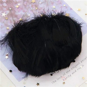 Natūralios žąsies plunksnos 4-8cm Mažos plaukiojančios spalvingos gulbės plunksnos, skirtos rankdarbiams, vestuviniams papuošalams namų dekoravimui, plunksnos 100 vnt.