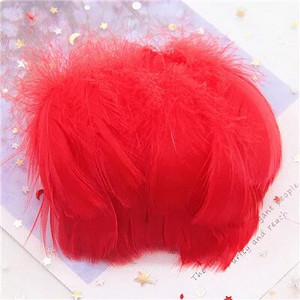 Natūralios žąsies plunksnos 4-8cm Mažos plaukiojančios spalvingos gulbės plunksnos, skirtos rankdarbiams, vestuviniams papuošalams namų dekoravimui, plunksnos 100 vnt.