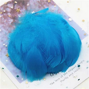 Natūralios žąsies plunksnos 4-8cm Mažos plaukiojančios spalvingos gulbės plunksnos, skirtos rankdarbiams, vestuviniams papuošalams namų dekoravimui, plunksnos 100 vnt.