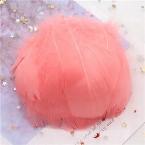 Natūralios žąsies plunksnos 4-8cm Mažos plaukiojančios spalvingos gulbės plunksnos, skirtos rankdarbiams, vestuviniams papuošalams namų dekoravimui, plunksnos 100 vnt.