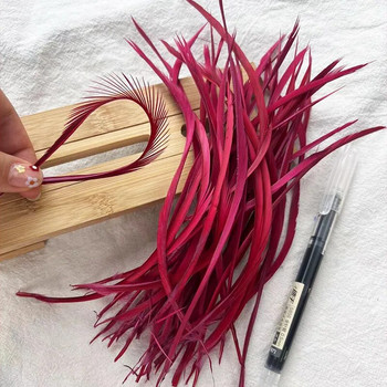 Производител продава 50 бр. 12-18 см боядисани гъши пера Направи си сам карнавални аксесоари Пера за ръкоделие Пера за занаяти