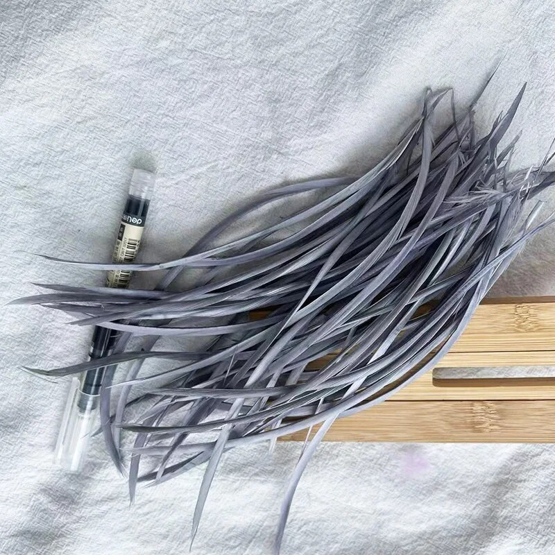 Κατασκευαστής Πουλάει 50 τεμ 12-18 εκ. Βαμμένο φτερό χήνας DIY Αξεσουάρ καρναβαλιού Φτερά για κεντήματα Φτερά για χειροτεχνίες