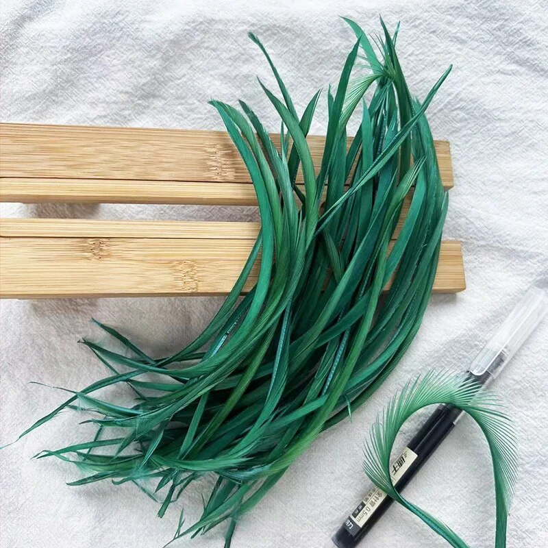 Κατασκευαστής Πουλάει 50 τεμ 12-18 εκ. Βαμμένο φτερό χήνας DIY Αξεσουάρ καρναβαλιού Φτερά για κεντήματα Φτερά για χειροτεχνίες