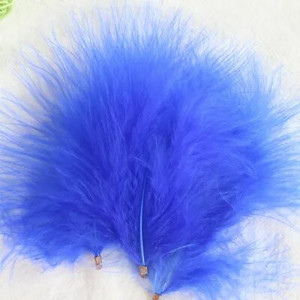 3–5 tolli 10–12 cm valged kalkuni suled, klamber kohev pulmapidu DIY ehted Dekoor Aksessuaarid Marabou sulgede viimistlus