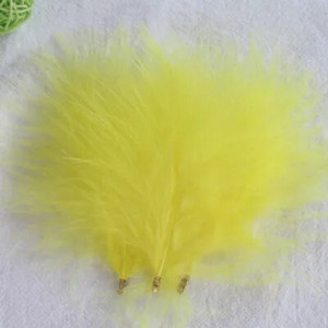 3–5 tolli 10–12 cm valged kalkuni suled, klamber kohev pulmapidu DIY ehted Dekoor Aksessuaarid Marabou sulgede viimistlus