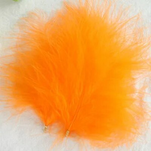 3–5 tolli 10–12 cm valged kalkuni suled, klamber kohev pulmapidu DIY ehted Dekoor Aksessuaarid Marabou sulgede viimistlus