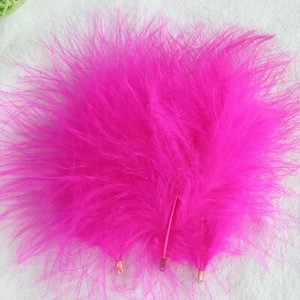 3–5 tolli 10–12 cm valged kalkuni suled, klamber kohev pulmapidu DIY ehted Dekoor Aksessuaarid Marabou sulgede viimistlus