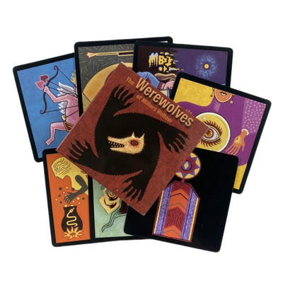 The Werewolf Cards Настолна игра с хартиен наръчник Пъзел Свободно време Семеен приятел Парти Първи стъпки Проста тесте на дъска