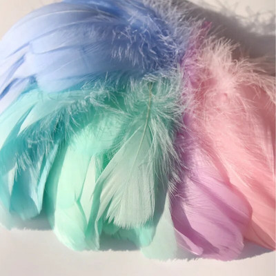 4-15cm Natural Goose Feathers Plumes Colourful Swan Feather Plumas for Home Party Decor Craft DIY Jewelry Cosplay Accessories