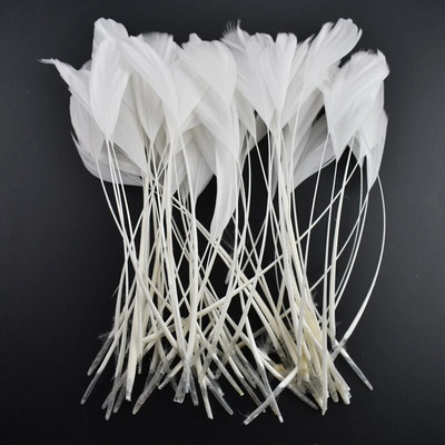 100 kom/lot Šareni dekor od guščjeg perja Umjetni ukrasi Crno guščije perje Nakit za zabave Rukotvorine Dodaci Perje