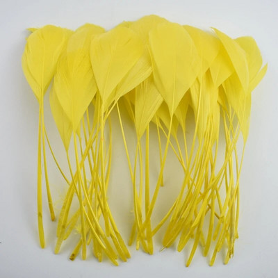 100 kom/lot Šareni dekor od guščjeg perja Umjetni ukrasi Crno guščije perje Nakit za zabave Rukotvorine Dodaci Perje