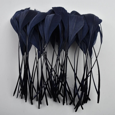 100 kom/lot Šareni dekor od guščjeg perja Umjetni ukrasi Crno guščije perje Nakit za zabave Rukotvorine Dodaci Perje