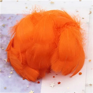 Pene naturale de gâscă 4-8 cm Pene de lebădă colorate plutitoare mici pentru artizanat Bijuterii de nuntă Decorarea casei Pene 100 buc