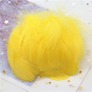 Pene naturale de gâscă 4-8 cm Pene de lebădă colorate plutitoare mici pentru artizanat Bijuterii de nuntă Decorarea casei Pene 100 buc