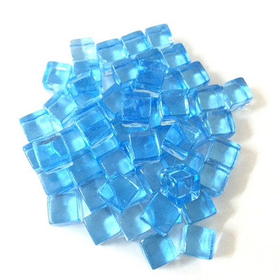 50 vnt / rinkinys 25 spalvų 8 mm kubas Skaidrus kietas skaidrus kvadratas spalvingi krištoliniai kauliukai šachmatų figūrėlės stačiakampis sietelis dėlionės žaidimui