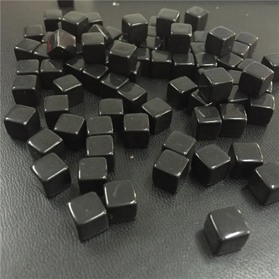 50 vnt / rinkinys 25 spalvų 8 mm kubas Skaidrus kietas skaidrus kvadratas spalvingi krištoliniai kauliukai šachmatų figūrėlės stačiakampis sietelis dėlionės žaidimui