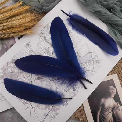 Raznobojno guščje perje 15-20 cm tvrdi štap, prirodno labudovo perje, dekoracija za svatove, dodaci za hvatače snova, uradi sam, rukotvorine