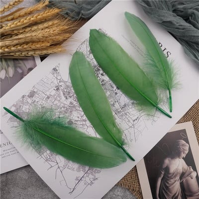 Raznobojno guščje perje 15-20 cm tvrdi štap, prirodno labudovo perje, dekoracija za svatove, dodaci za hvatače snova, uradi sam, rukotvorine