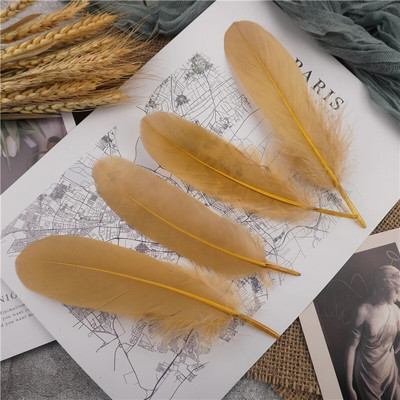Raznobojno guščje perje 15-20 cm tvrdi štap, prirodno labudovo perje, dekoracija za svatove, dodaci za hvatače snova, uradi sam, rukotvorine