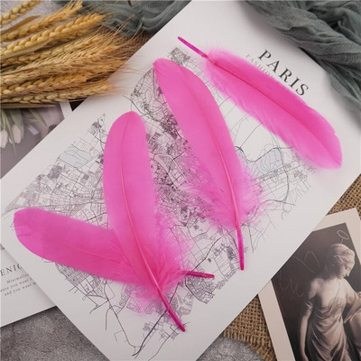 Raznobojno guščje perje 15-20 cm tvrdi štap, prirodno labudovo perje, dekoracija za svatove, dodaci za hvatače snova, uradi sam, rukotvorine