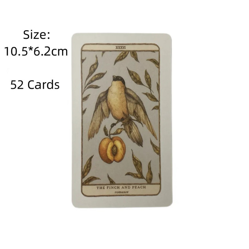 Woodland Wardens Oracle Cards A 52 inglise visioonide ennustamise väljaanne Feather Heart Deck Borad Games