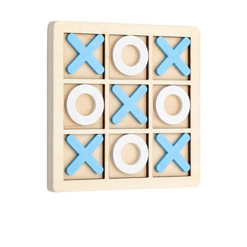 Настолна маса за игра на шах за момчета/момичета Tic Tac Toe Подаръци за рожден ден Мозъчна игра Играчки за деца 6-8