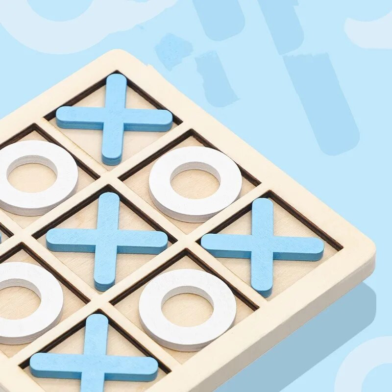 Επιτραπέζιο σετ επιτραπέζιου σκακιού ενδιαφέροντος για αγόρια/κορίτσι Δώρα γενεθλίων Tic Tac Toe Παιχνίδια Brain Game για παιδιά 6-8