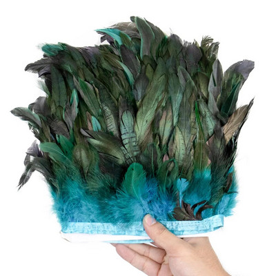 1 meetrit kukesuled trimmilint naturaalne kana sulgedest narmasääred õmblemine ploomid seelikutarvikud kodukaunistus