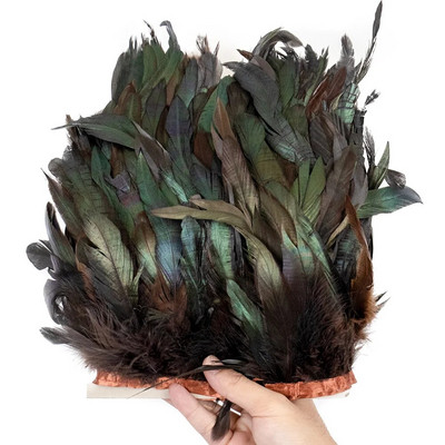 1 meetrit kukesuled trimmilint naturaalne kana sulgedest narmasääred õmblemine ploomid seelikutarvikud kodukaunistus