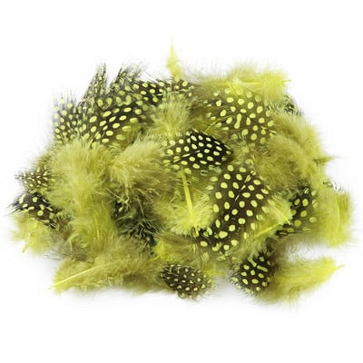 Mažos perlinės vištos fazano plunksnos Natūralios plunksnos dėmėtos, laisvos 5–8 cm plunksnos, skirtos amatams su baltais taškeliais, plunksnomis