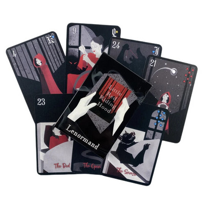 Vanastiilis Lenormandi ennustavad oraaklikaardid Taro ennustamispakk Inglise visiooni väljaande lauamäng peoks