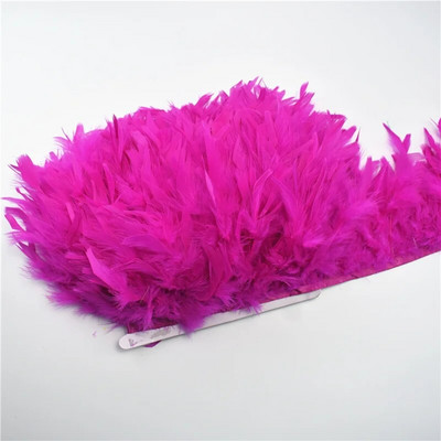 2 metra pahuljasto pureće perje Obrubljene rese za odjeću Vrpca Marabou perje na traci Pokrajine Šivanje Ukrasi za vjenčanje Diy