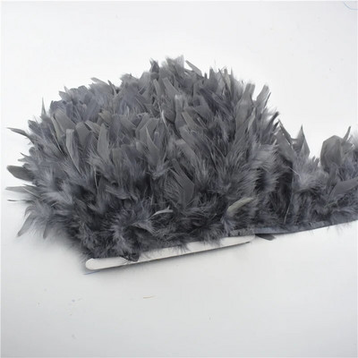 2 metra pahuljasto pureće perje Obrubljene rese za odjeću Vrpca Marabou perje na traci Pokrajine Šivanje Ukrasi za vjenčanje Diy