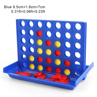 Connect 4 Intr-o linie Joc de masă Jucării educaționale pentru copii Petrecere clasică Șah Jucărie de familie Puzzle educațional timpuriu Cadou de gândire