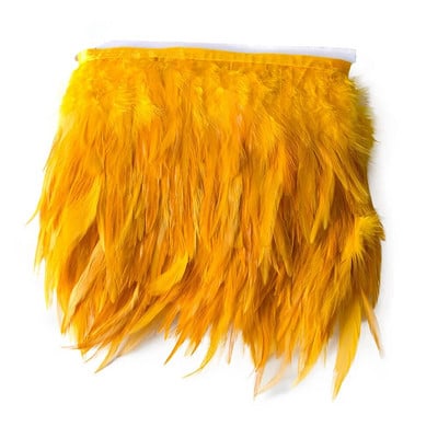 1 m prirodna bijela piletina pijetlovo perje obrubljen rese 10-15 cm perjanica fazana vrpca Juju šešir Rukotvorina šivanje Ukrasi za tapiserije