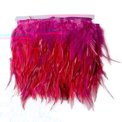 1 m prirodna bijela piletina pijetlovo perje obrubljen rese 10-15 cm perjanica fazana vrpca Juju šešir Rukotvorina šivanje Ukrasi za tapiserije