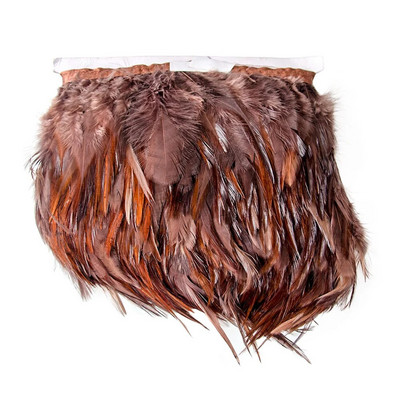 1 m prirodna bijela piletina pijetlovo perje obrubljen rese 10-15 cm perjanica fazana vrpca Juju šešir Rukotvorina šivanje Ukrasi za tapiserije