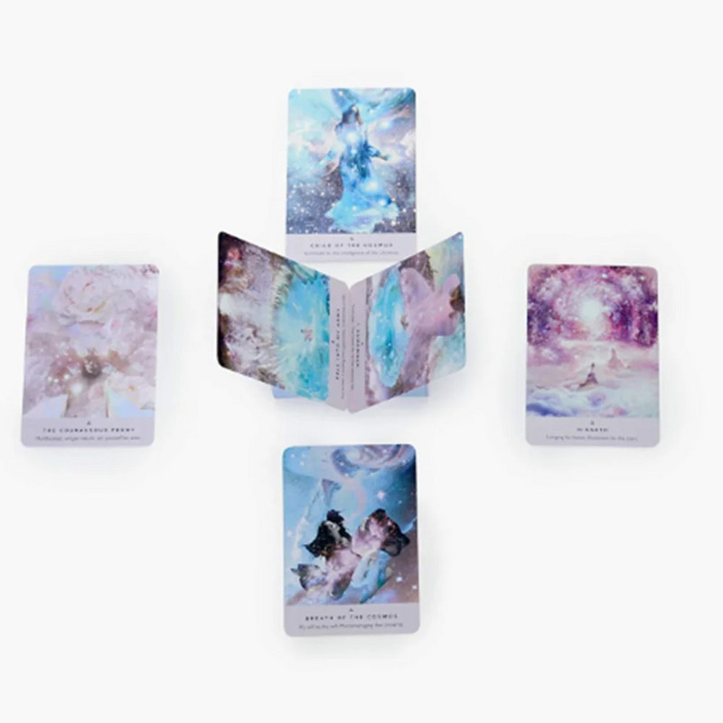 „Oracle Cards Deck“ stalo žaidimas anglų kalba, skirtas šeimos dovanų vakarėliui, žaidžiant Taro kortų stalo žaidimus Pramogos