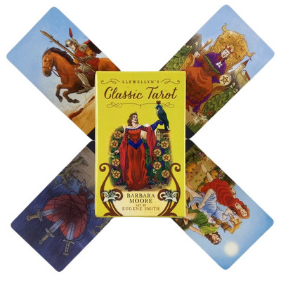 Mini veličina Llewellyn`s Classic Tarot Rider Cards Oracle A 78 English Divination Edition špil Borad Games