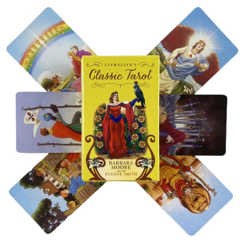 Minisuuruses Llewellyni klassikalised taro-ratsaniku kaardid, Oracle A 78 ingliskeelne ennustamisväljaanne Boradi mängud