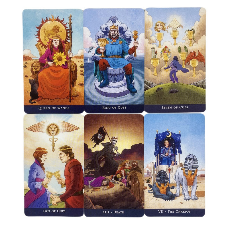 Minisuuruses Llewellyni klassikalised taro-ratsaniku kaardid, Oracle A 78 ingliskeelne ennustamisväljaanne Boradi mängud