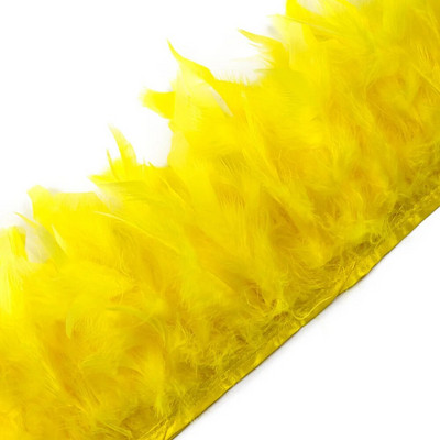 1 jardi pehme valge kalkuni sulgedega äärislint 10-15 cm kohev, naturaalne sulgedest äärepits pulmakleidi kaunistamiseks.