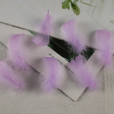 4-8 εκ. Φτερά χήνας Φυσικό Φτερό Swan Samll Diy Color Flutter Plume Stage Στολισμός Γάμου Floating Plumas Spatter Balloon