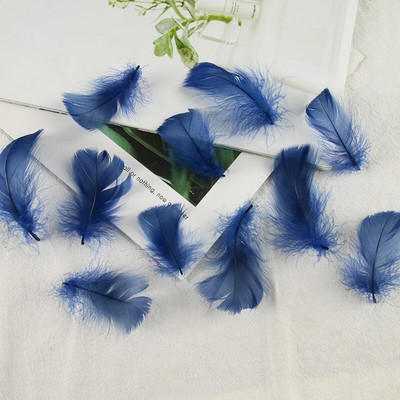 4-8 εκ. Φτερά χήνας Φυσικό Φτερό Swan Samll Diy Color Flutter Plume Stage Στολισμός Γάμου Floating Plumas Spatter Balloon