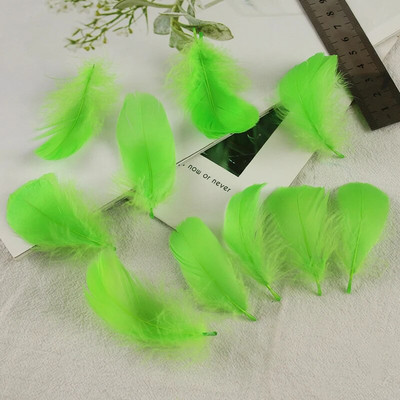 4-8 εκ. Φτερά χήνας Φυσικό Φτερό Swan Samll Diy Color Flutter Plume Stage Στολισμός Γάμου Floating Plumas Spatter Balloon